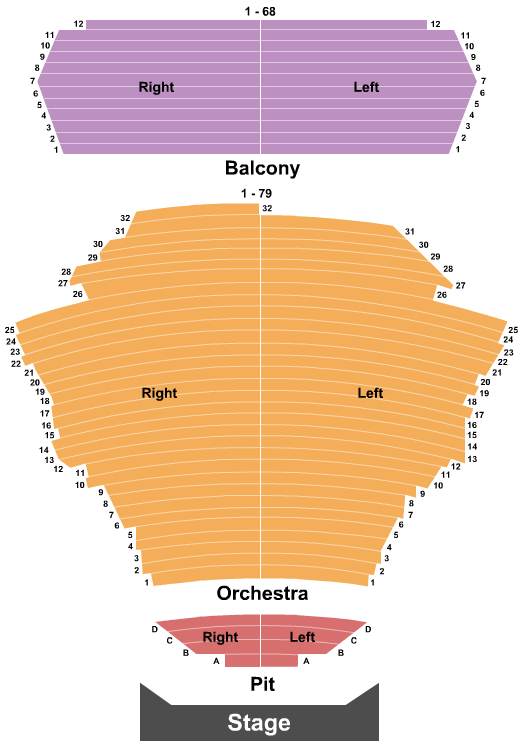 San Jose Center For The Performing Arts Les Miserables Seating Chart